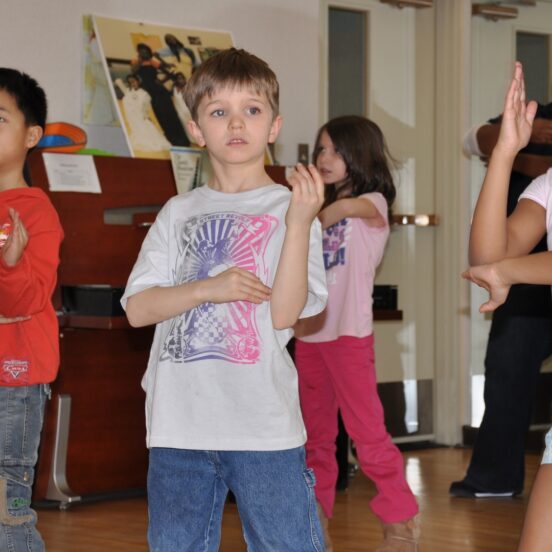 children dancing