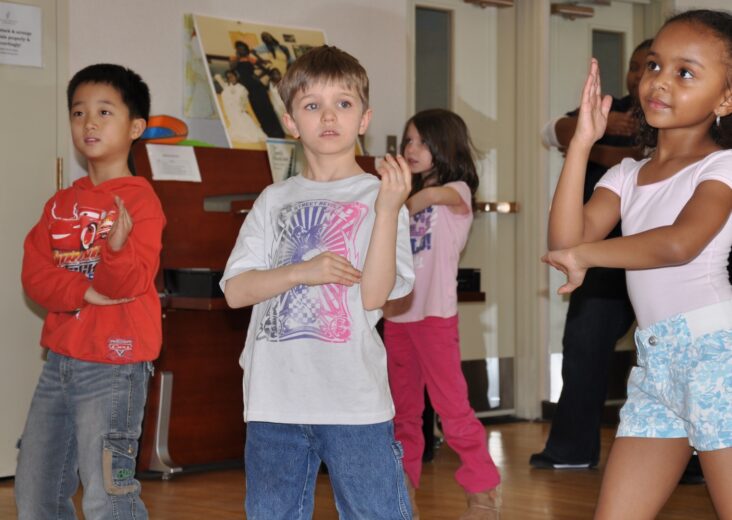 children dancing