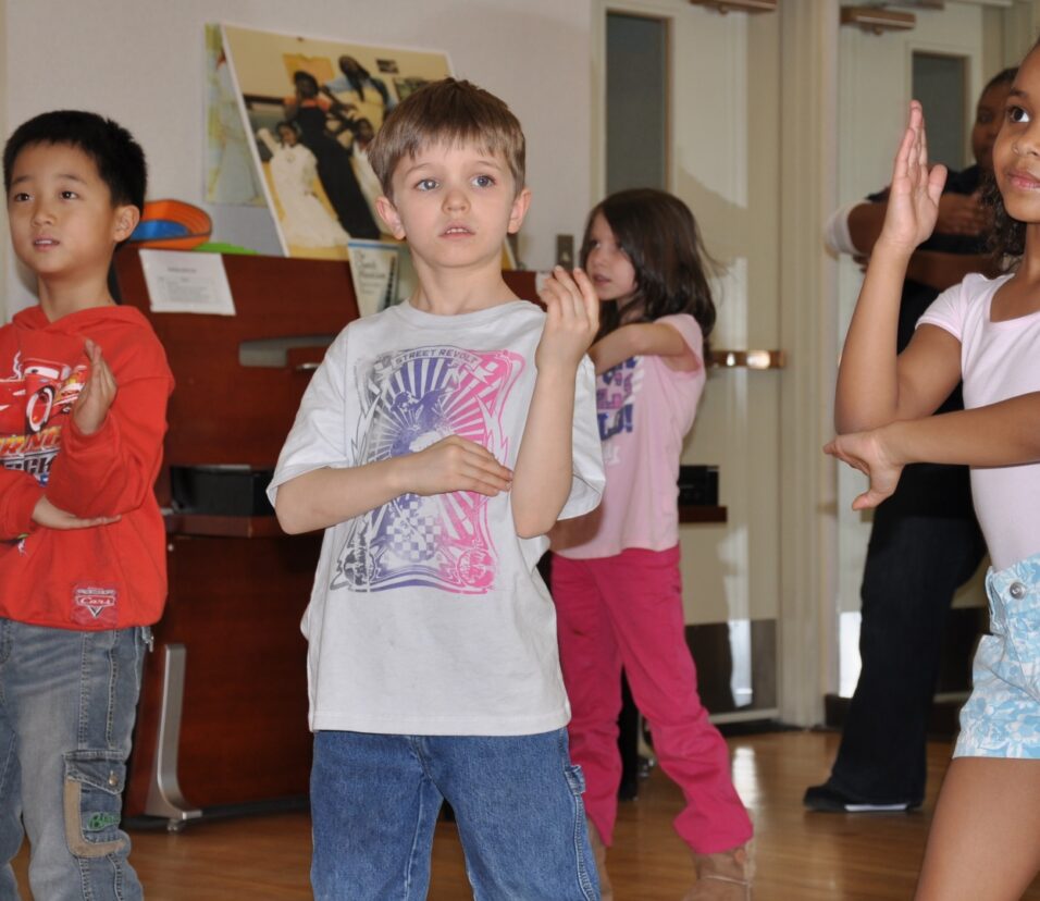 children dancing